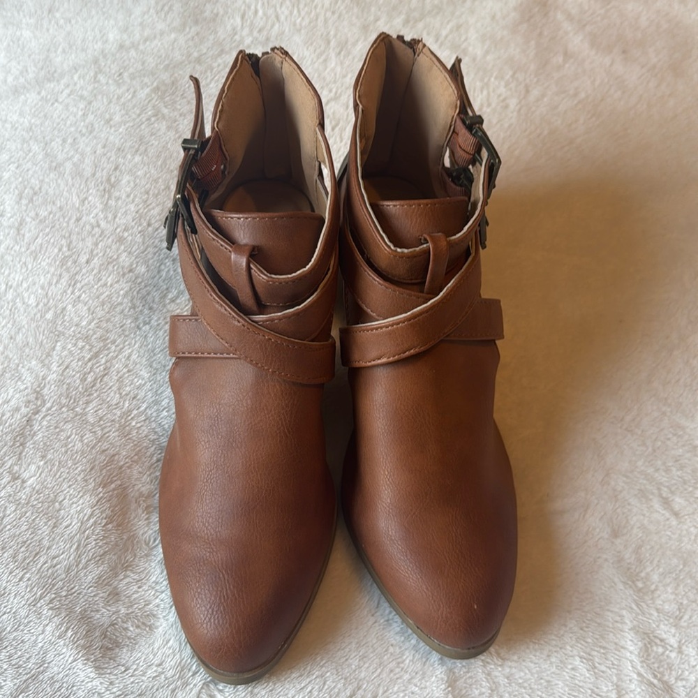 💜 Stella Maden Brown Ankle Boots